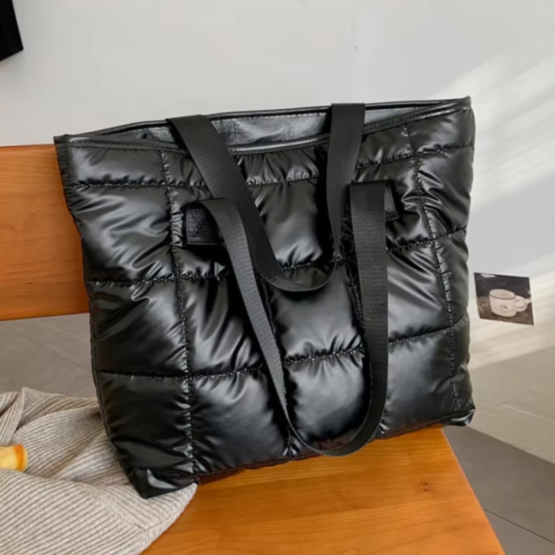 Luxury Quilted Bags - New Fashion Large Tote Padded Handbags
