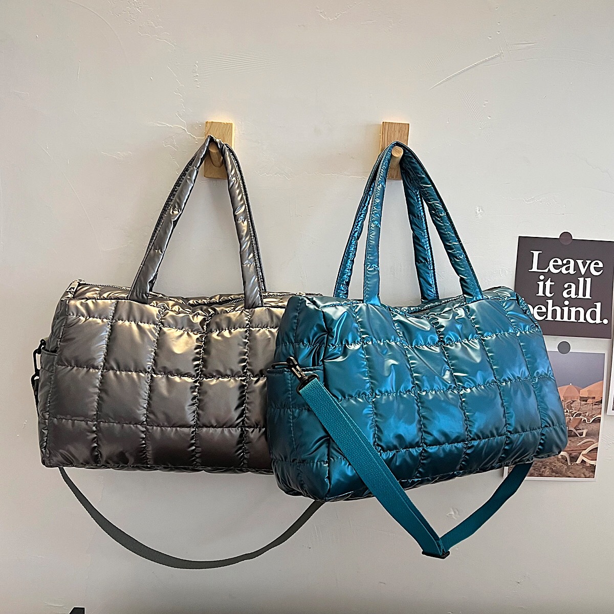 Winter Space Cotton Handbags T - Luxury Quilted Bags recension och pris