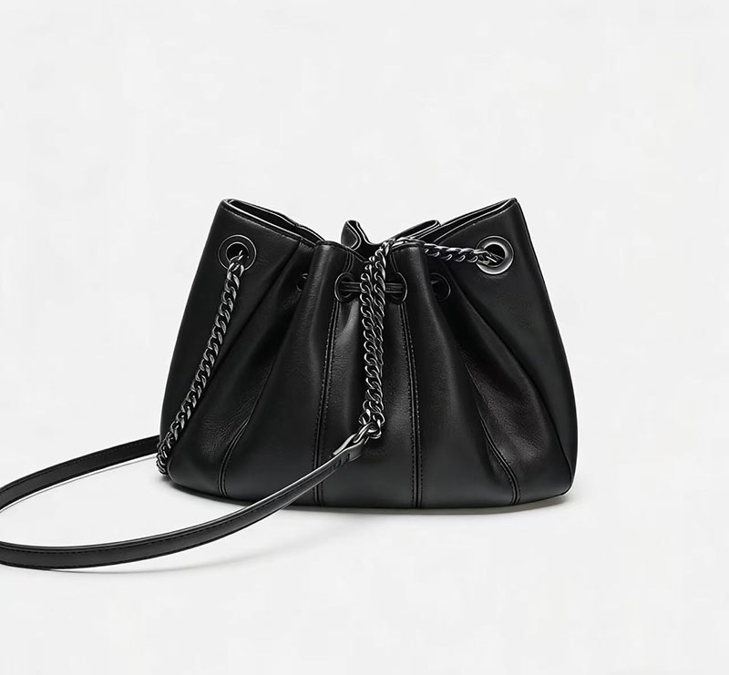 Fashion Drawstring Bucket Bag  - Luxury Quilted Bags recension och pris