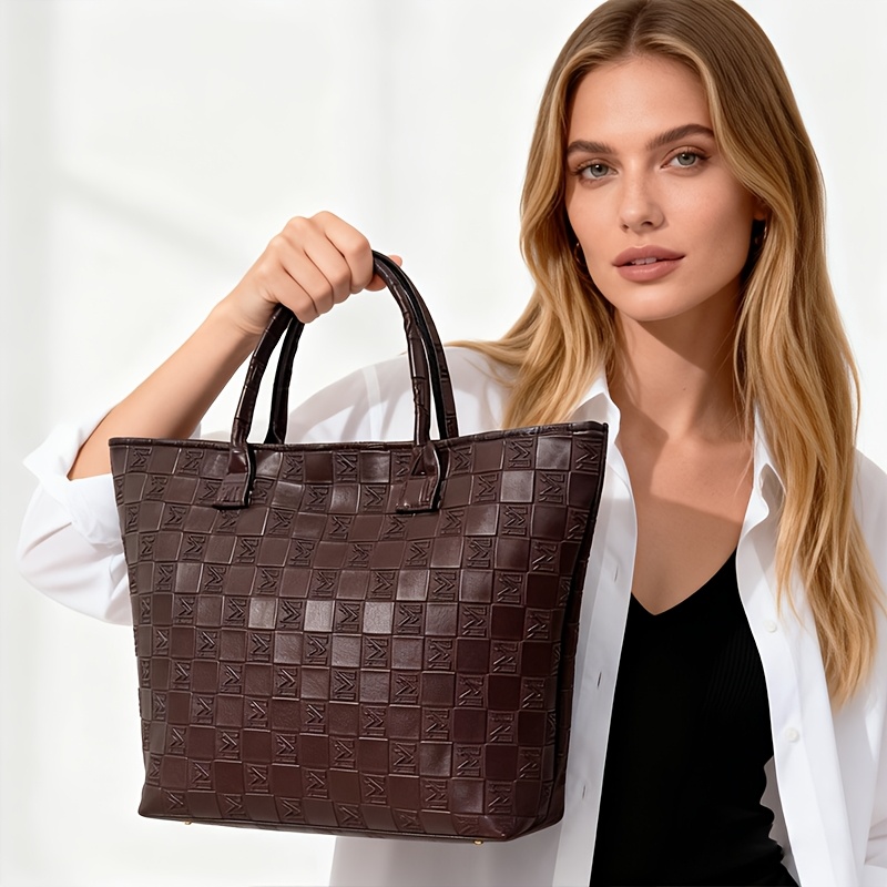 Light Luxury Deep Brown Quilte - Luxury Quilted Bags recension och pris