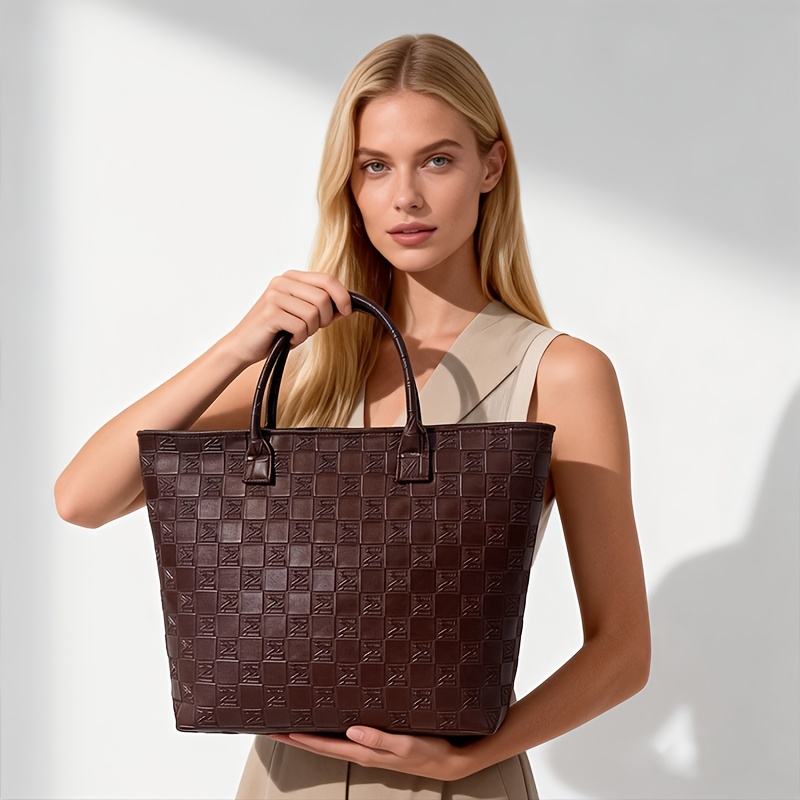 Light Luxury Deep Brown Quilte - Luxury Quilted Bags recension och pris