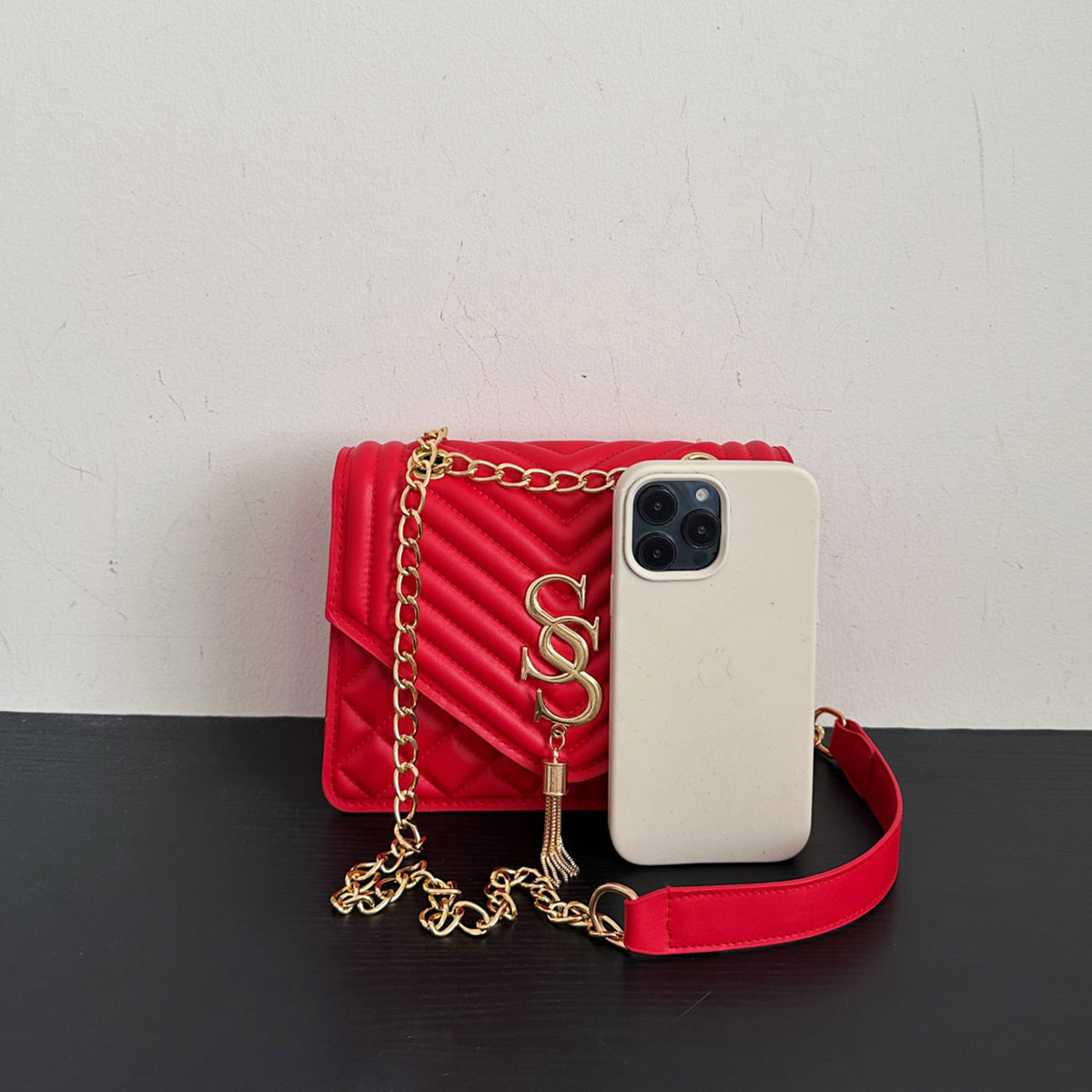 Light Luxury Elegant Argyle Qu - Luxury Quilted Bags recension och pris