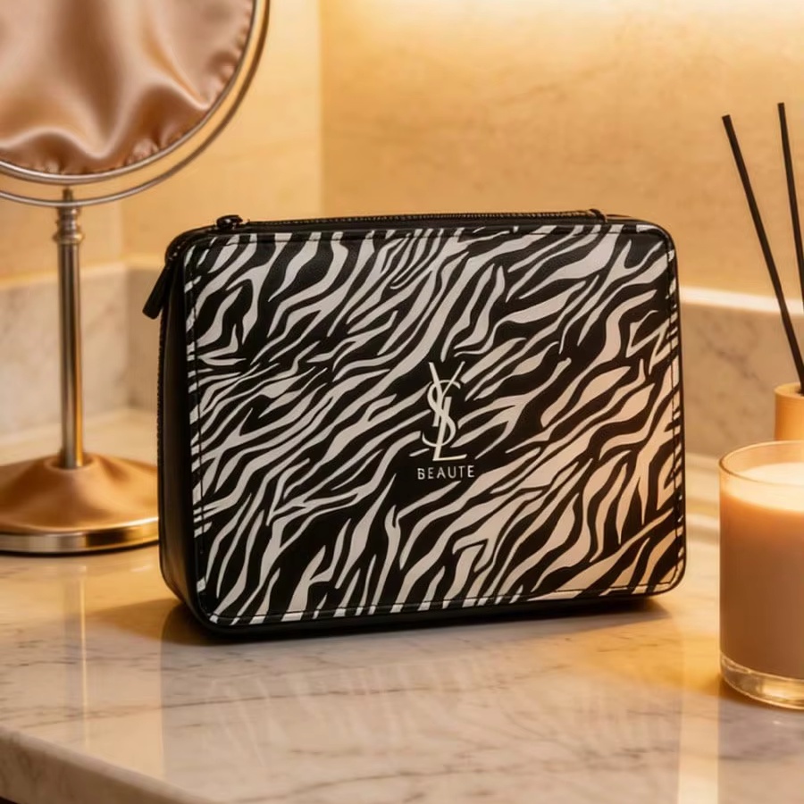 YSL Zebra Print Cosmetic Bags  - Women Luxury Bags Ysl recension och pris