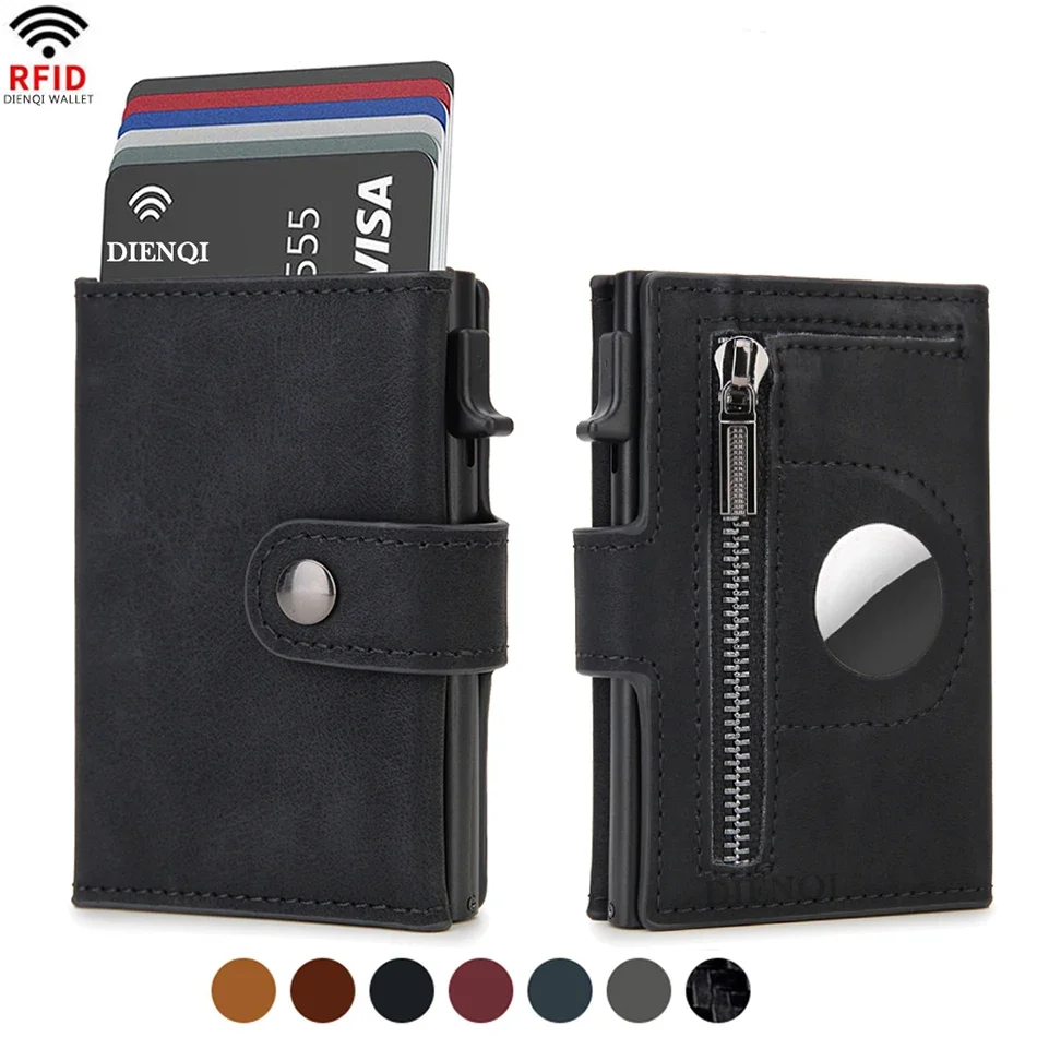 Rfid Leather Airtag Men Wallet - Luxury Bags Outlet recension och pris